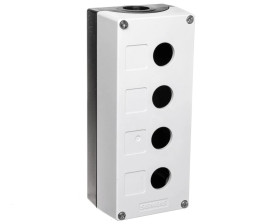 Obudowa kasety 4-otworowa 22mm czarno-szara M25 IP69k SIRIUS ACT 3SU1804-0AA00-0AB1