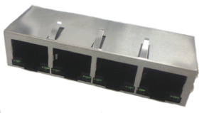 Złącze RJ45 Żeński Złącze RJ45 Halo Electronics, proste