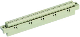 Female connector, type B, 64 pole, a-b, pitch 2.54 mm, IDC connection, straight, gold-plated, 09022646828