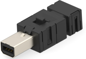 Plug, 8 pole, Cat 5e, IDC connection, 1-2201855-1