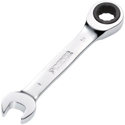 Draper 27851 HI-TORQ&#xAE; Metric Stubby Ratchet Combination Spanner 9mm