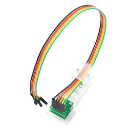 6 Pin Programmer SPI Module Test Tool PCB Clamp 1*6P Gold Coated Pogo Pins