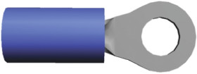 Zacisk oczkowy rozmiar przewodu 2.6mm² Ø , M4 izolowany średnica wew 0.171cal Niebieski TE Connectivity