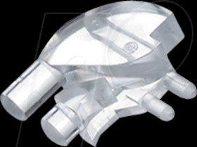 515-1061F Light guide, 2x1-way, ø 3 mm, spherical, angulated