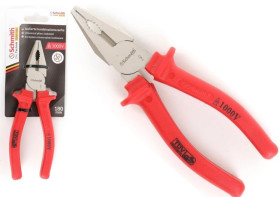 Szczypce uniwersalne 180mm izolowane 1000V kombinerki Schmith