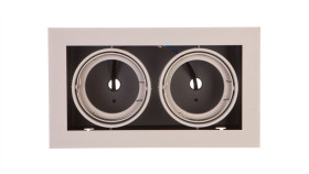 Oprawa Sufitowa Pireo Podtynkowa Podwójna Szara/Szara Op-Pireo2-81