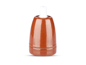 VT-799 Oprawka porcelanowa trzonek: E27 brązowy 3802 V-TAC