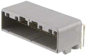 Listwa stykowa PCB 32-pinowe MX34 raster: 2.2 mm Kąt prosty 2-rzędowe JAE Otwór przelotowy W osłonie