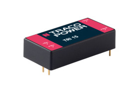 Izolowany konwerter DC-DC TRI 15, Uwe 75V dc, Uwe 36V, Uwy 12 V dc, TRACOPOWER 625 mA 15 W -40 °C 85 °C Otwór przelotowy