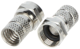 Wtyk F z gumką uszczelniającą F/7.2*P10