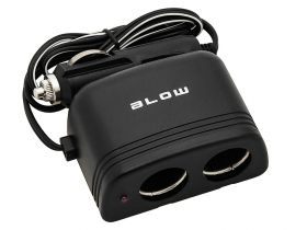 Rozgałęziacz gniazda zapalniczki 2 GNIAZDA + KABEL