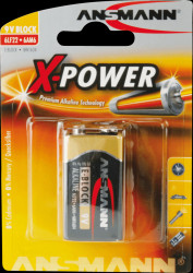 5015643 XPOWER, alkaline battery, 9-V-Block, 1 pcs.