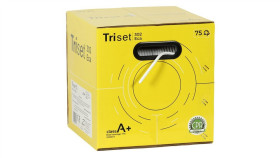 Przewód Koncentryczny Antenowy Rg-6 Triset 302 1,02/4,8/7,0 Kl.A+ 250M