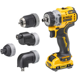 DEWALT DCD703L2T-GB DCD703L2T XR BL Multi-head Drill Driver 12V 2 x 3.0Ah Li-ion
