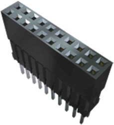Samtec Gniazdo PCB ESQ 6 -pinowe 1-rzędowe raster: 2.54 mm Otwór przelotowy Płytka-płytka Lutowie Pionowy