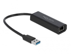 Delock USB 2.0 adapter [1x Złącze męskie USB typu A - 1x złącze żeńskie RJ45] 66299 0.15 m