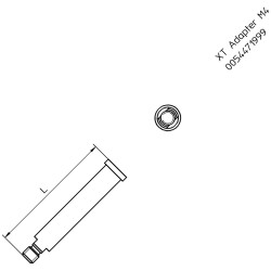 Weller T0054471999 XT Adaptor M4