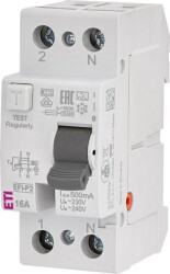 Wyłącznik różnicowoprądowy 2P 16A 0,5A EFI-P2 A 16/0.5 002061140