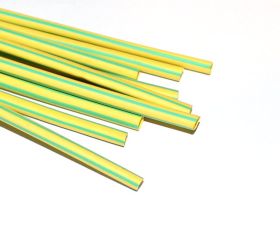 Rurka termokurczliwa 9,5/4,8 ŻÓŁTO-ZIELONA