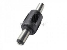Łącznik ( beczka ) DC wtyk-wtyk 2.1/5.5