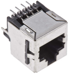Złącze RJ45 Żeński Złącze RJ45 Przewlekany Cat3 TE Connectivity, proste, 8P8C-żyłowe