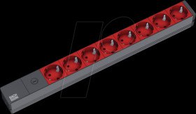 333.538 Power strip, 8 x Type F - CEE 7/3, black