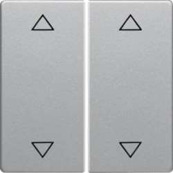 Q.1/Q.3 Klawisze z nadrukiem symbolu strzałki do łącznika 2-klawiszowego alu aksamit lakierowany 16446084