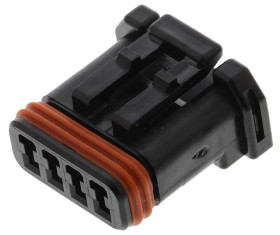 Złącze samochodowe 4-pinowe JAE -rzędowe Żeński 5A MX19 Obudowa złącza samochodowego