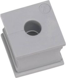 Przepust kablowy Icotek, KTs 17, 39900, (D x S) 21 mm x 21 mm, szary, 1 szt.