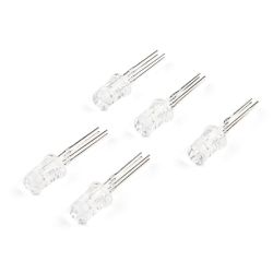 LED - RGB Addressable, PTH, 5mm Clear (5 Pack)