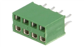 Złącze Kołkowe Hv-100 Żeńskie 8-Pin Proste 2,54Mm Tht 2X4 215307-4