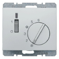 K.5 Regulator temperatury pomieszczenia z zestykiem zwiernym elementem centralnym i łącznikiem stal szlachetna 20307104