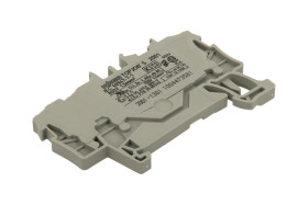 Złączka; na szynę DIN; 2001-1301; jasnoszary; sprężynowy; 0,2÷2,5mm2; 15A; 600V; 1 tor; Wago; RoHS