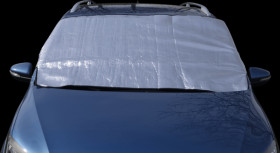 Vehicle - windscreen cover, folded