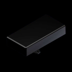 Teko - seria SMART (SR33-E.9) - uniwersalna obudowa w kolorze czarnym (128 x 64 x 26 mm)