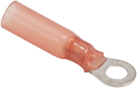 Zacisk oczkowy rozmiar przewodu 1.65mm² Ø , M6 izolowany Czerwony TE Connectivity