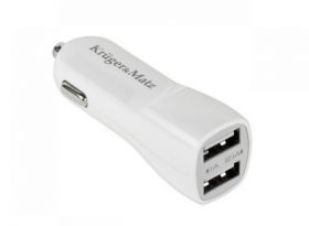 LAD.SAM.5V 2*2.1A KRUGER&MATZ (REVERS)