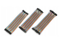 CAB_ABC(KOL20) Przewody Ż-Ż(40 sztuk); Ż-M(40 sztuk); M-M(40 sztuk) dł. 20cm