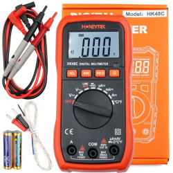 Multimetr cyfrowy Honeytek HK48C 2000 zliczeń CAT III 600V NCV
