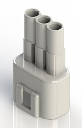 Złącze przewód-przewód Wtyczka Montaż na kablu 3P 300 V EDAC