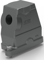 Housing, size HB6, die-cast aluminum, M25, angled, screw locking, IP68, T1910062125-000