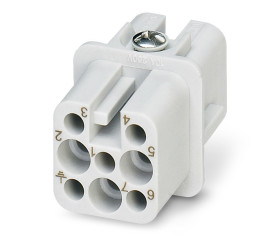 Wkładka złącza dużej mocy 7-pinowe Phoenix Contact 10A Męski