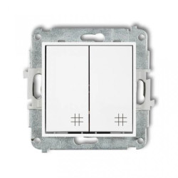 MINI Mechanizm łącznika podwójnego krzyżowego biały mat 25MWP-66