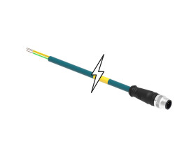 Przewód czujnik-siłownik ze złączem Złącze M12