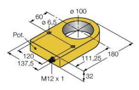 Turck Czujnik indukcyjny NI100R-S32XL-2LU-H1141/S950
