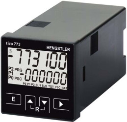 Licznik 100 → 240 V AC Resetowanie Automatyczny, elektryczny, ręczny Hengstler LCD 6-cyfrowy Licznik partii,