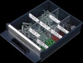 107617 Drawer partition 4-800 longitudinal