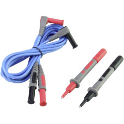 VOLTCRAFT MSL-504 Test lead 4 mm plug Test probe.20 m Blue