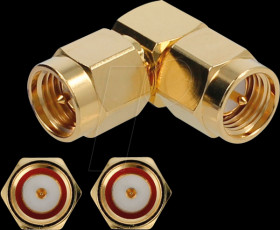 89950 Adapter SMA plug &gt; SMA plug