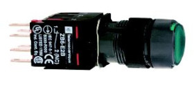 Przycisk komp. ziel. podśw. O 16, kryty z sam. powr., 24 V, 1 NO XB6AW3B1B